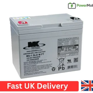 mk 12v 35ah mobility scooter battery mk 12v 35ah mobility scooter battery, MK 35Ah single battery, large scooter AGM battery