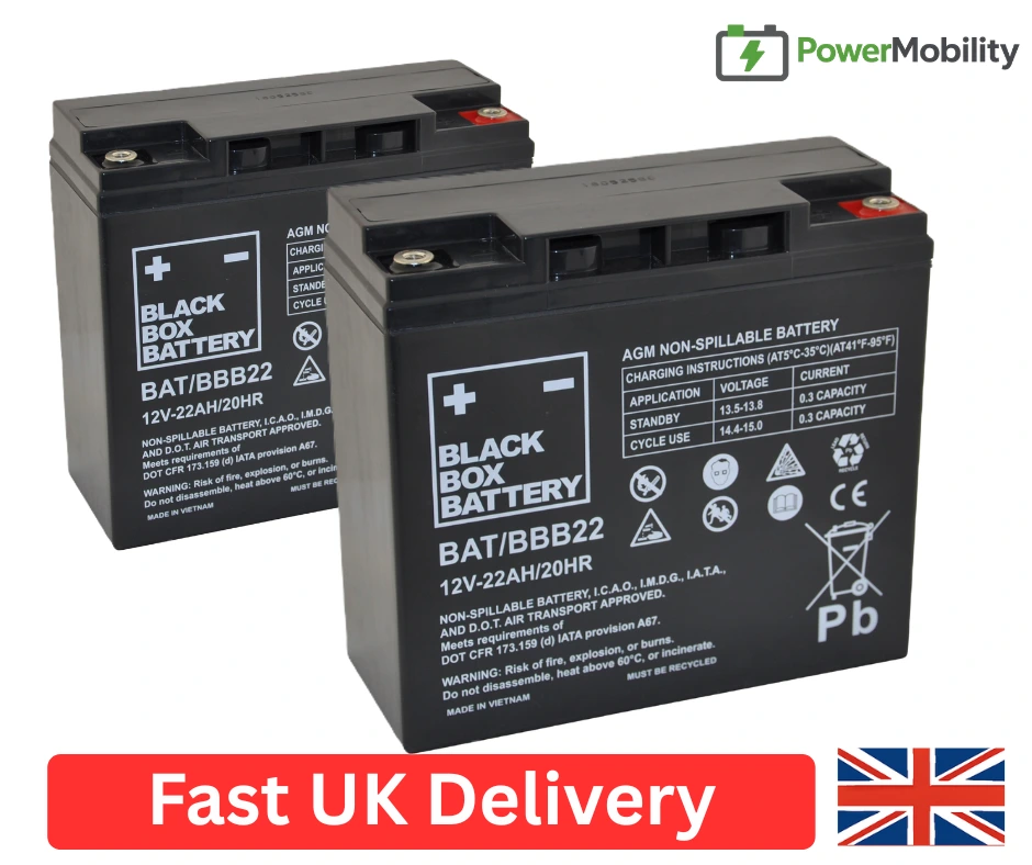 22ah Mobility Scooter Batteries -