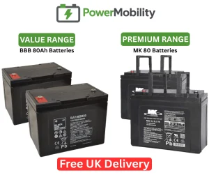80ah mobility scooter batteries