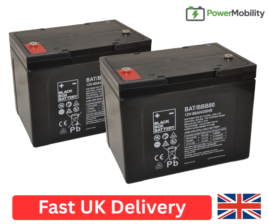 80ah mobility scooter batteries black box