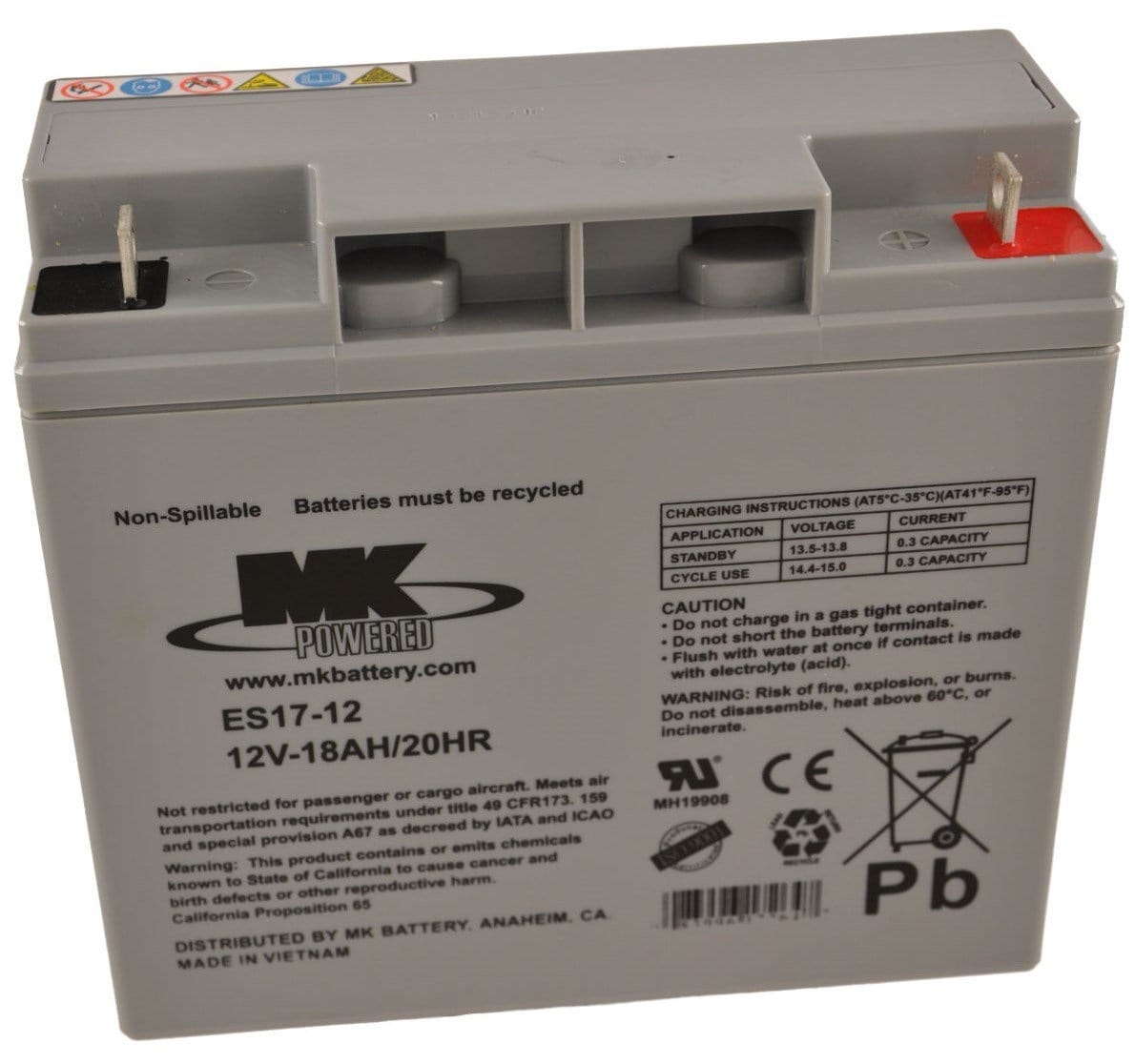 18ah MK batteries (Pair) - Image 2